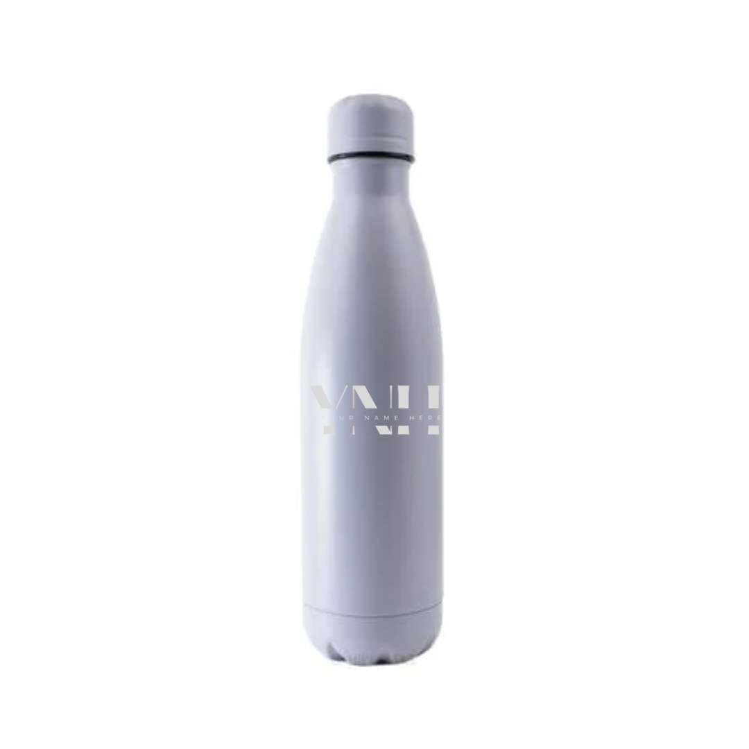 Personalised Gift: Steel Water Bottle, Personalised with Your Name & Initials