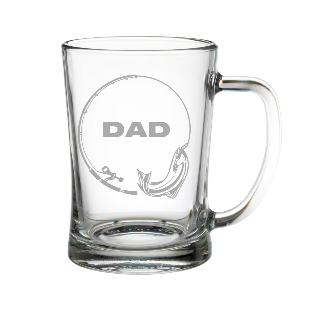 Personalised Gift: Beer Tanker, Fly Fishing Design, Any Name