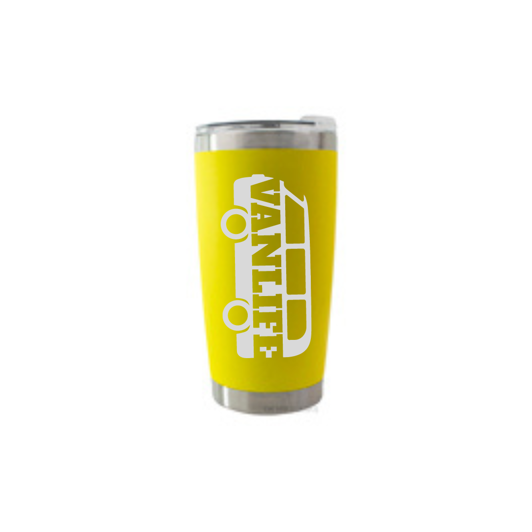 Personalised Gift: Thermal Travel Mug, Van Life Design