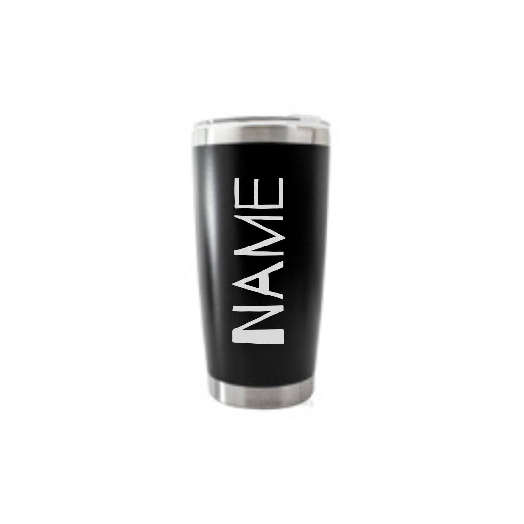 Personalised Gift: Thermal Travel Mug, Weed & Coffee Time Design