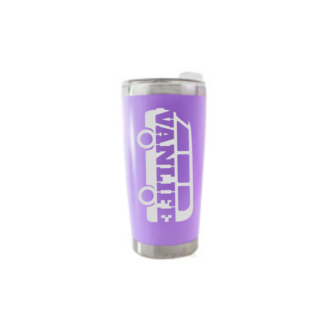 Personalised Gift: Thermal Travel Mug, Van Life Design
