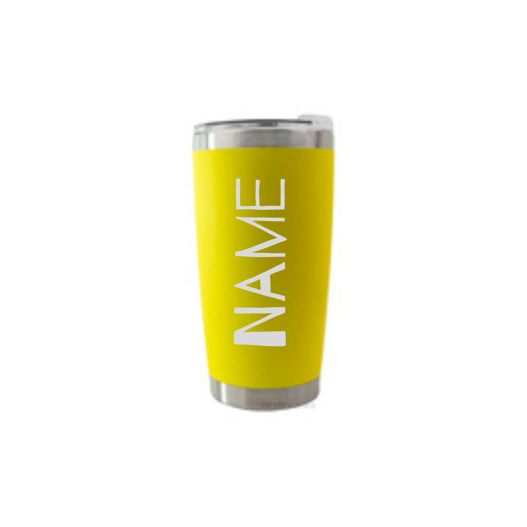Personalised Gift: Thermal Travel Mug, Weed & Coffee Time Design