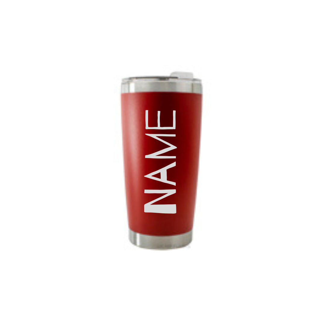 Personalised Gift: Thermal Travel Mug, Weed & Coffee Time Design