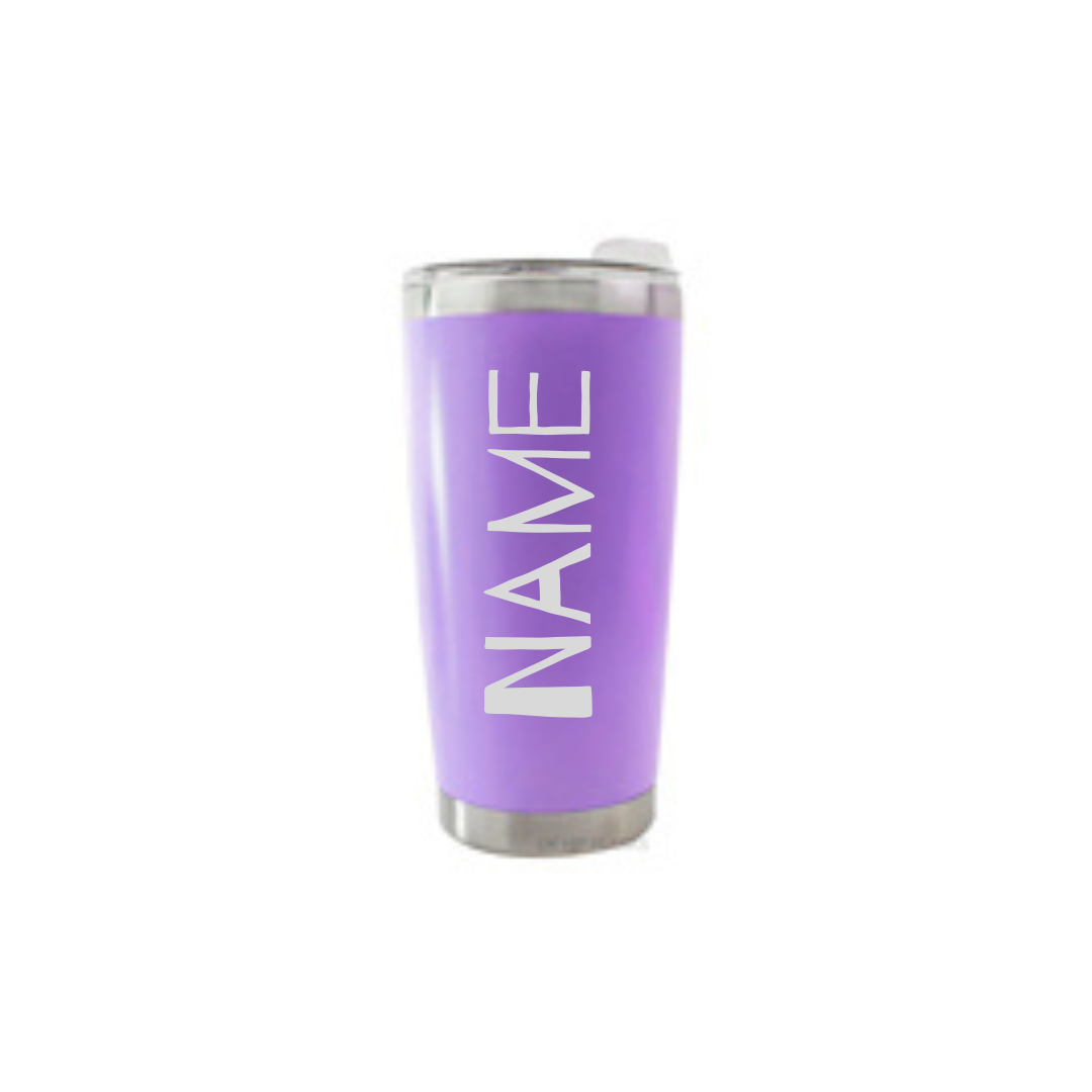 Personalised Gift: Thermal Travel Mug, Weed & Coffee Time Design