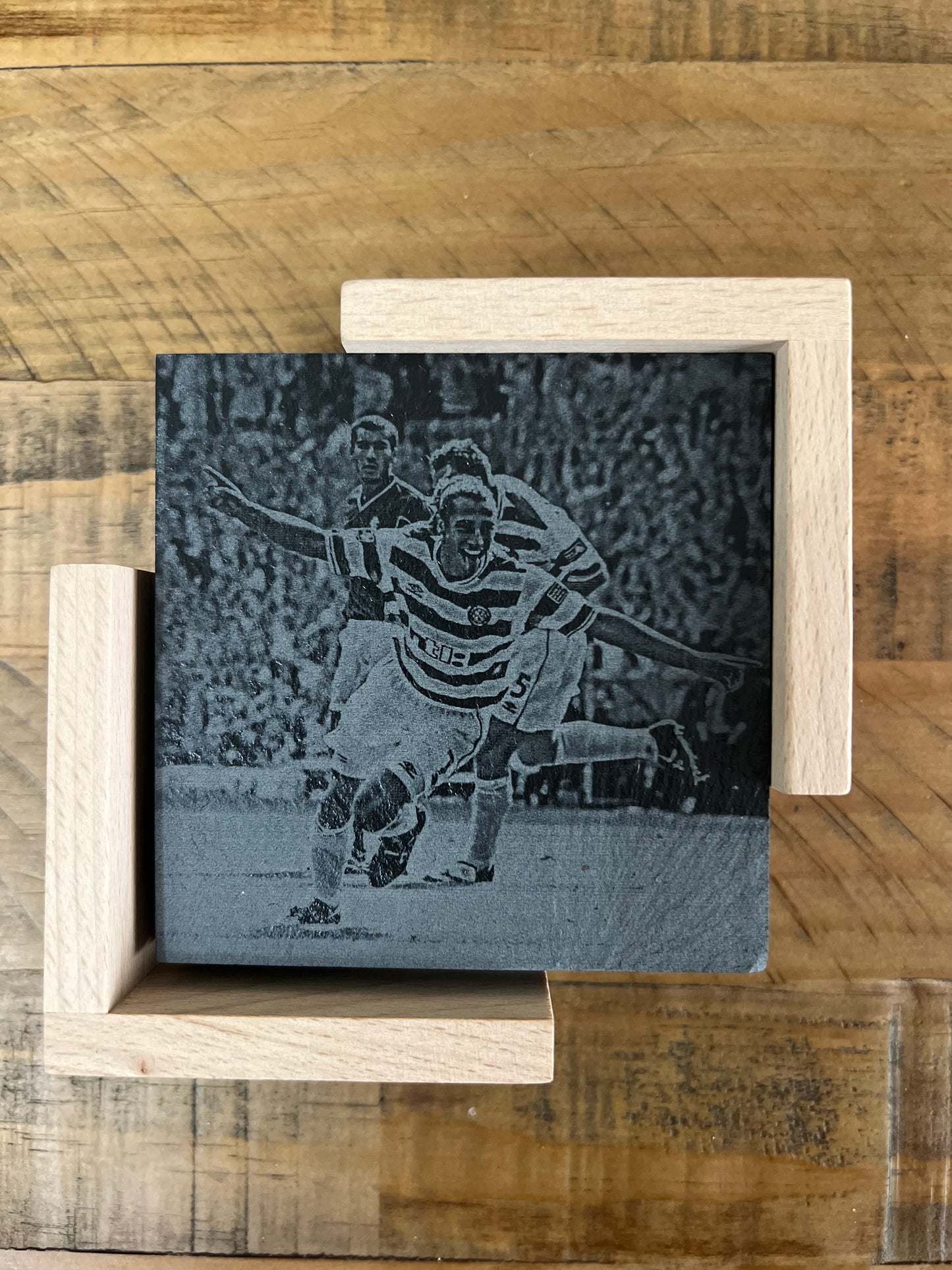 Personalised Gift: Celtic Legends, Slate Coaster Gift Set, With Box