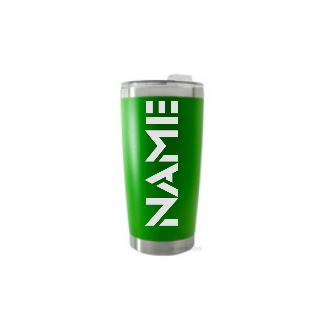 Personalised Gift: Thermal Travel Mug, Weed & Coffee Design