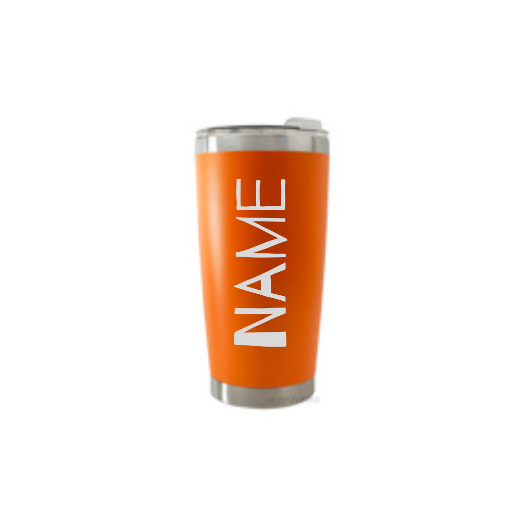Personalised Gift: Thermal Travel Mug, Weed & Coffee Time Design