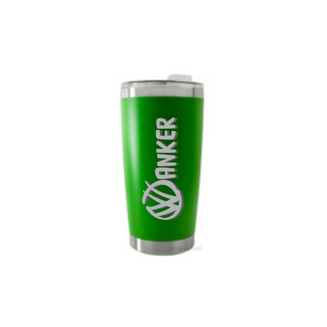 Personalised Gift: Thermal Travel Mug, VW, VWanker Design