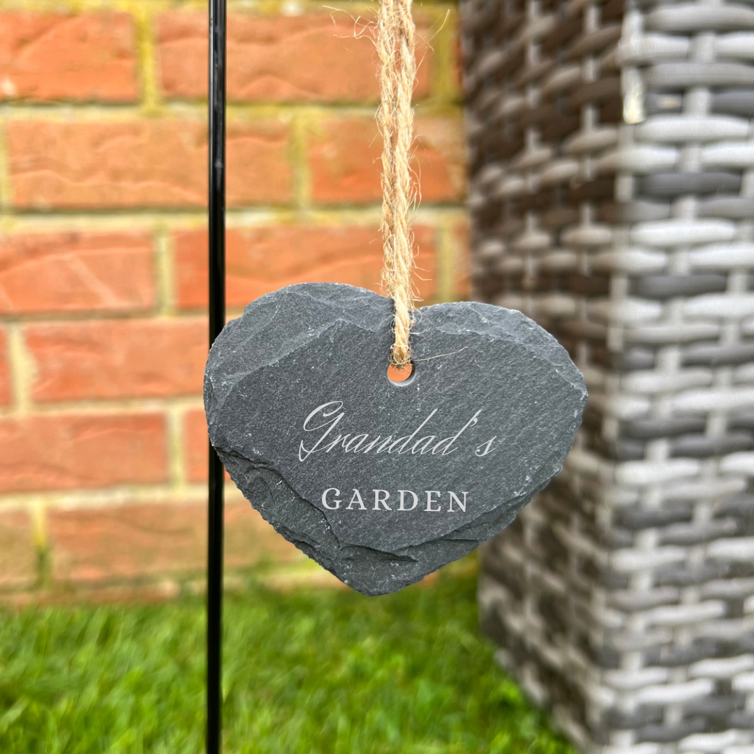 Personalised Gift: Slate, Garden Tag / Plant Tag