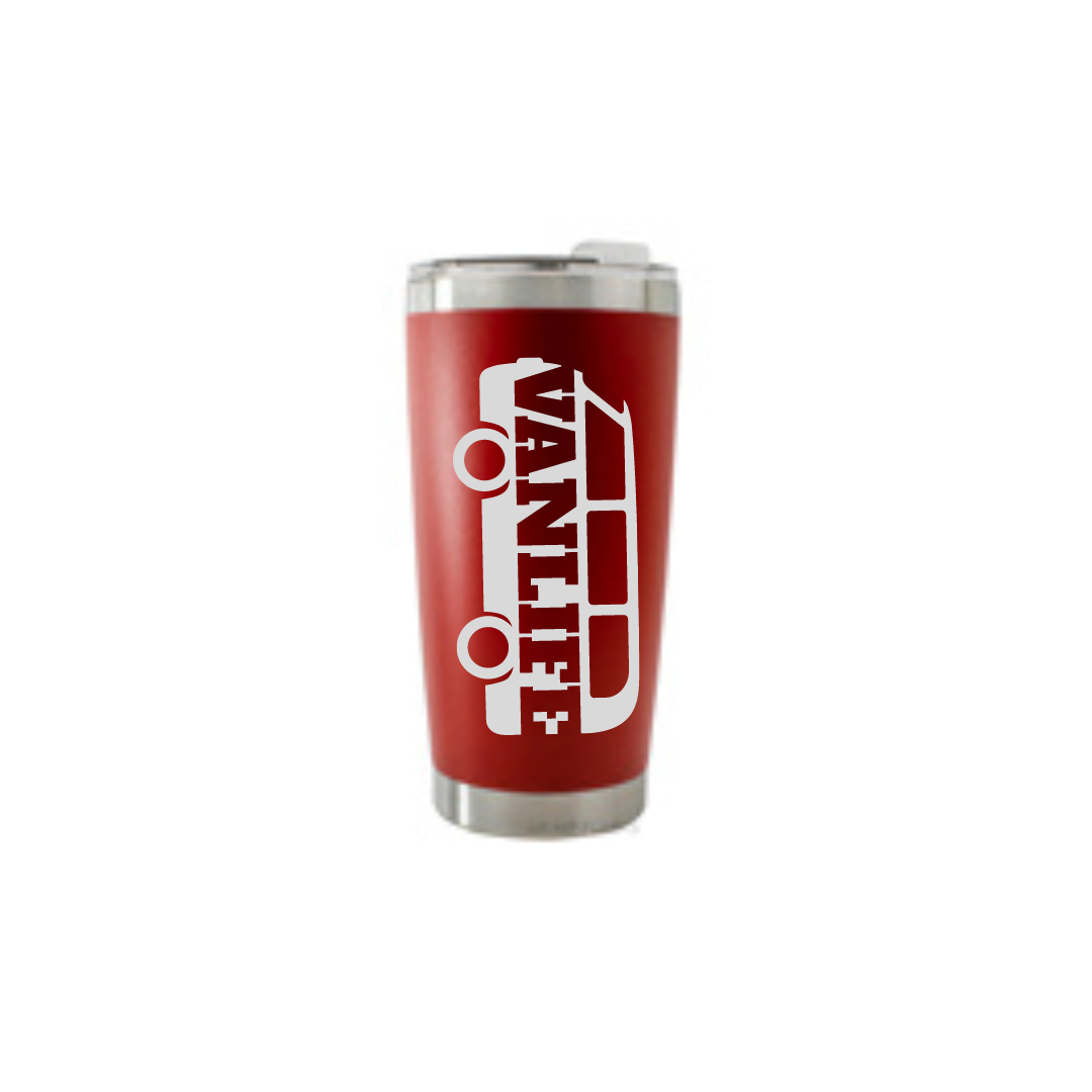 Personalised Gift: Thermal Travel Mug, Van Life Design