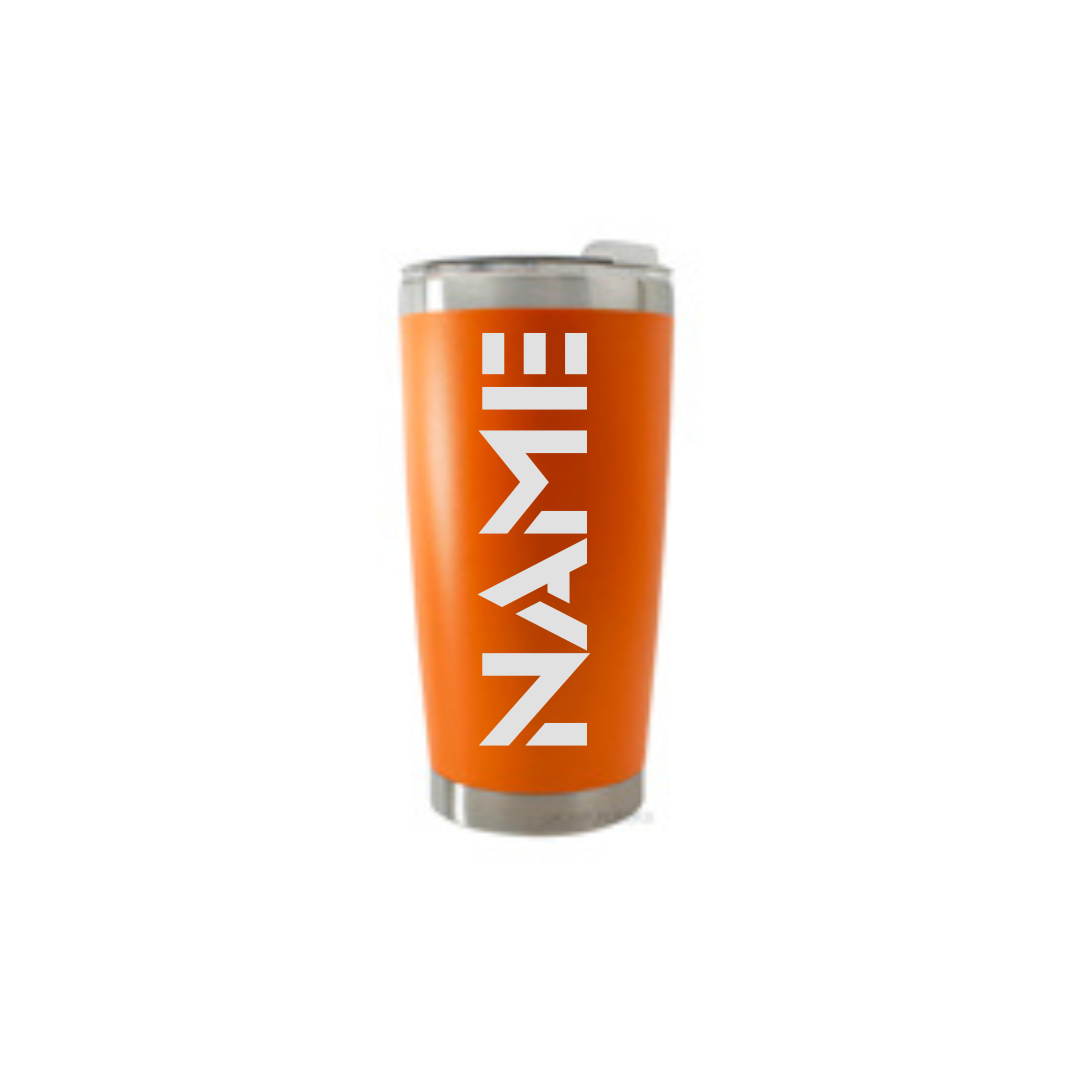 Personalised Gift: Thermal Travel Mug, Weed & Coffee Design