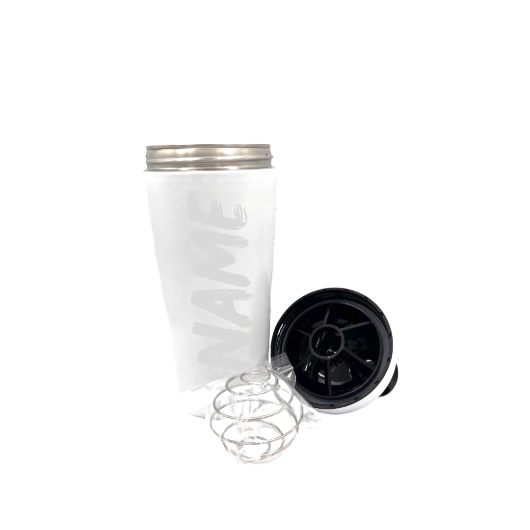 Personalised Gift: Custom Steel Protein Shaker, Fitness Gift, Gym Gift