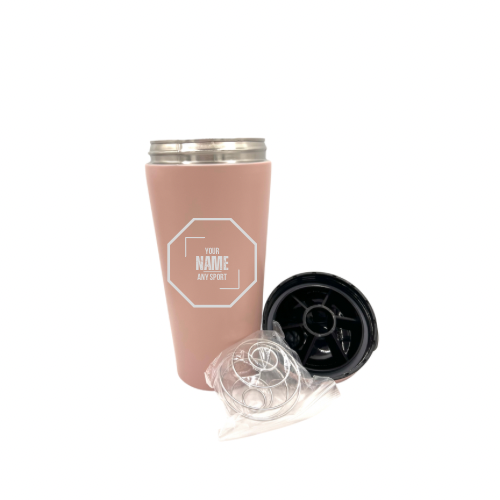 Personalised Gift: Custom Steel Protein Shaker, Fitness Gift, Gym Gift, Any Name & Initials