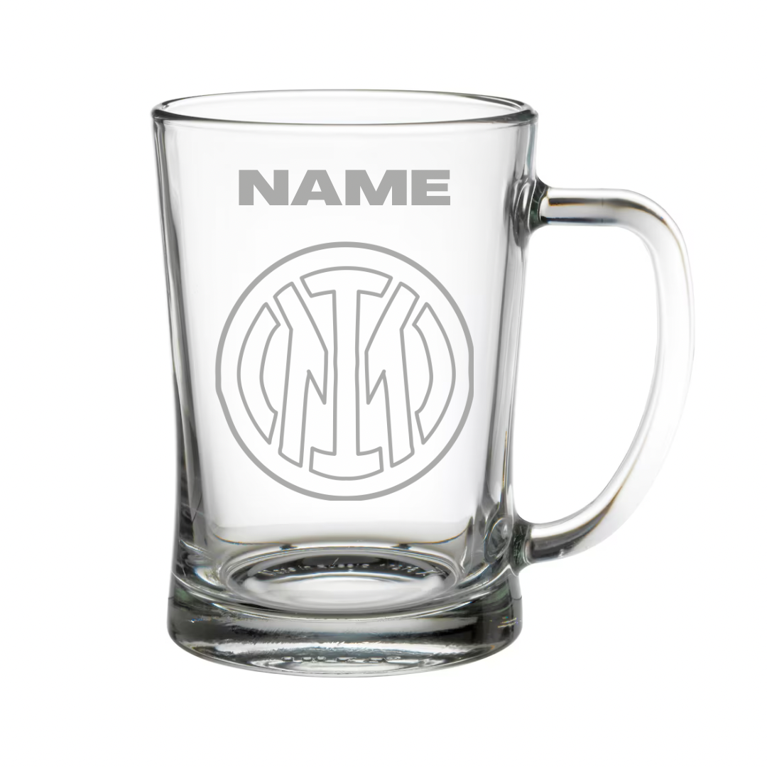 Personalised Gift: Beer Tanker, Football Design, Any Club Badge, Any Name