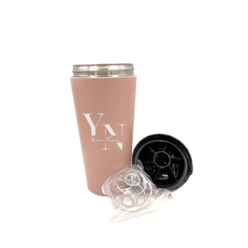 Personalised Gift: Custom Steel Protein Shaker, Fitness Gift, Gym Gift, Any Name & Initials