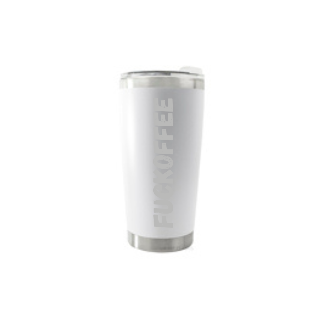 Personalised Gift: Thermal Travel Mug, Fuckoffee Design