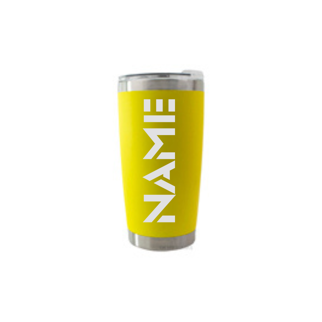 Personalised Gift: Thermal Travel Mug, Weed & Coffee Design