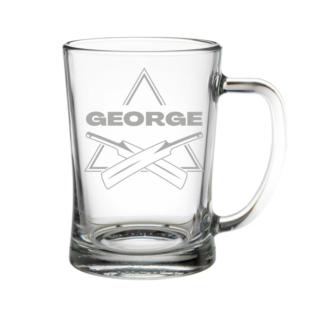 Personalised Gift: Beer Tanker, Cricket Design, Any Name