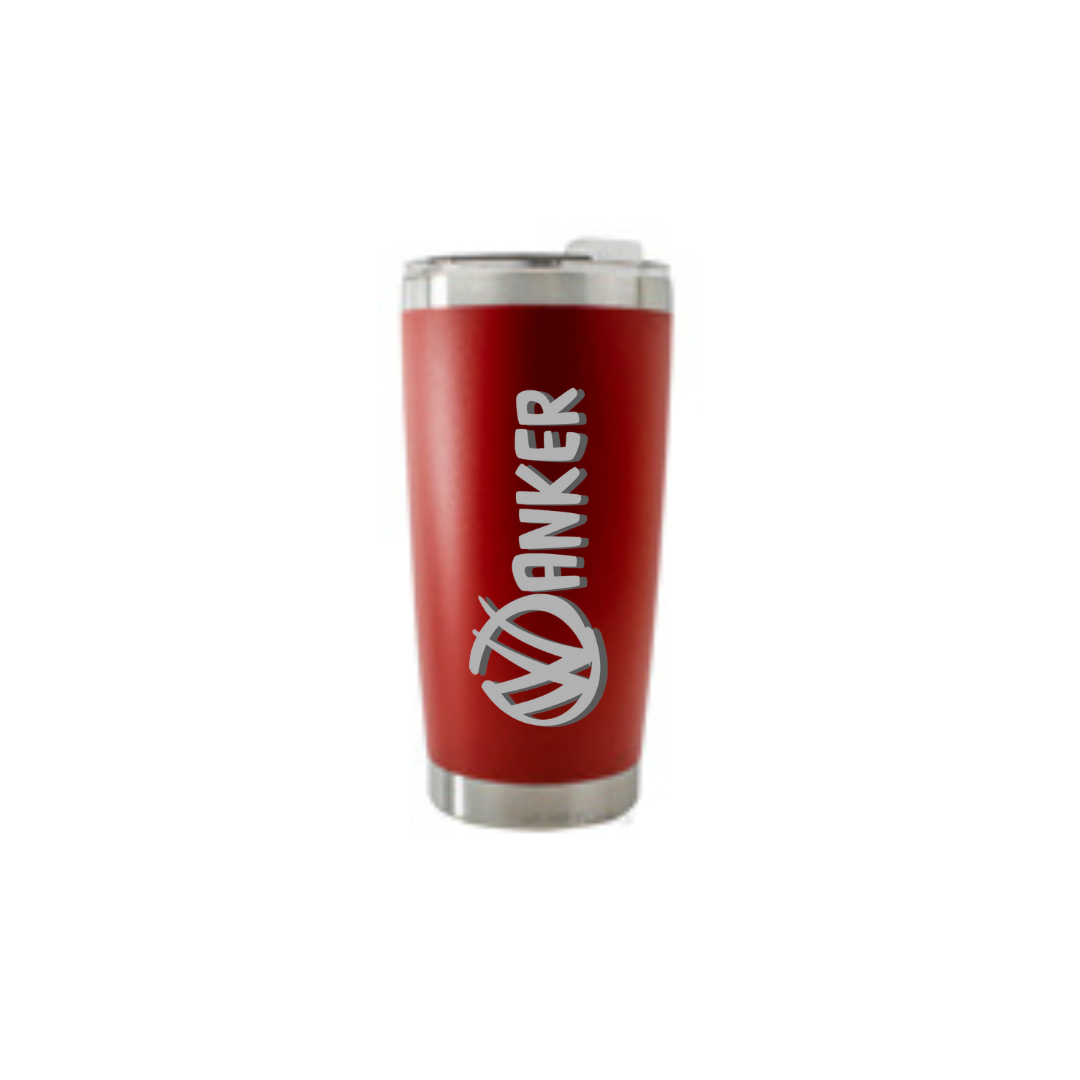 Personalised Gift: Thermal Travel Mug, VW, VWanker Design