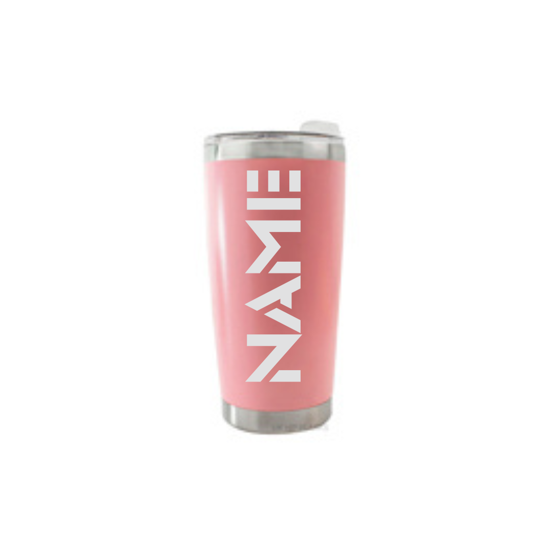 Personalised Gift: Thermal Travel Mug, Weed & Coffee Design