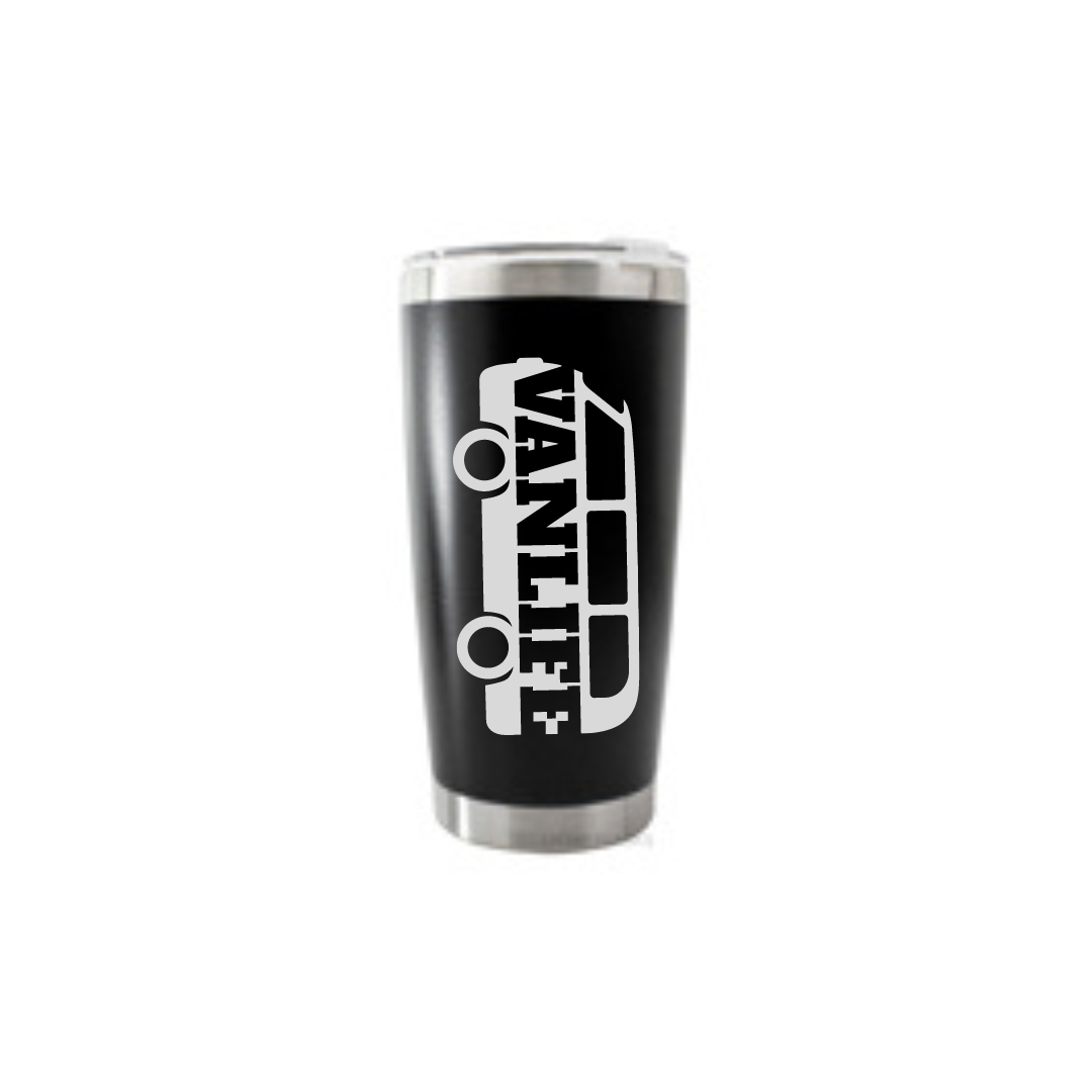 Personalised Gift: Thermal Travel Mug, Van Life Design