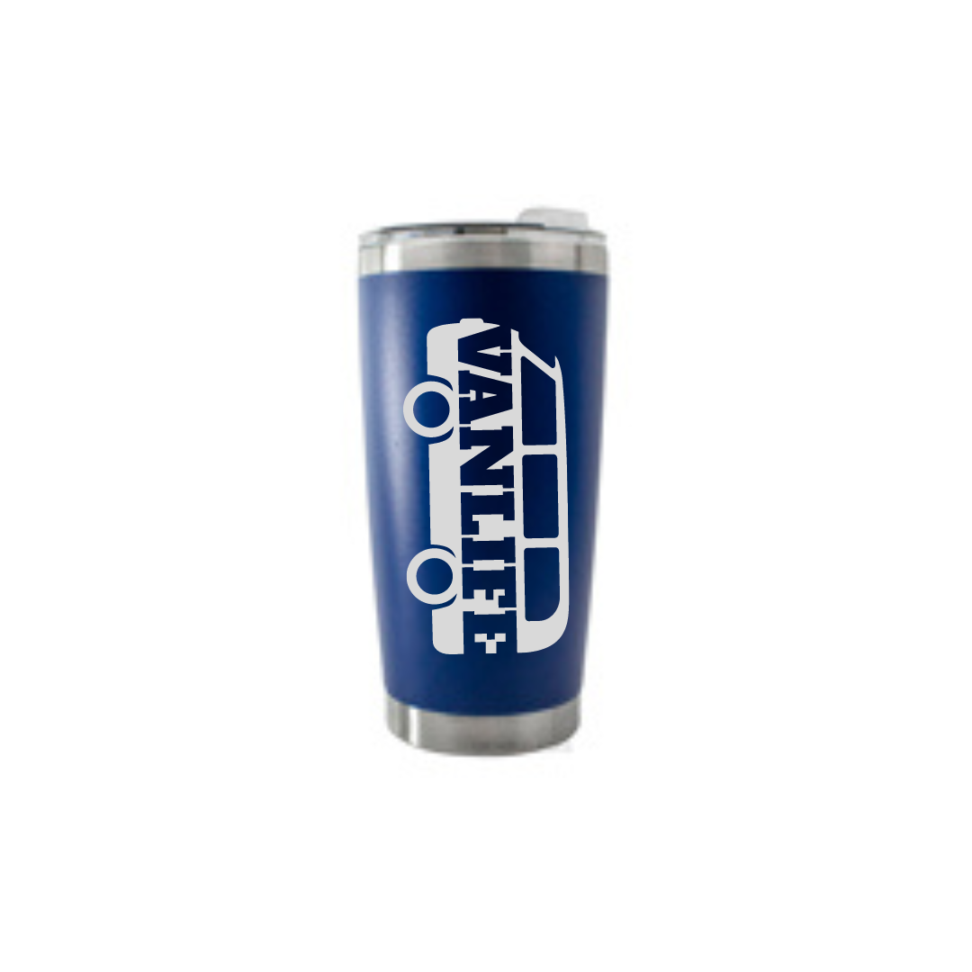 Personalised Gift: Thermal Travel Mug, Van Life Design