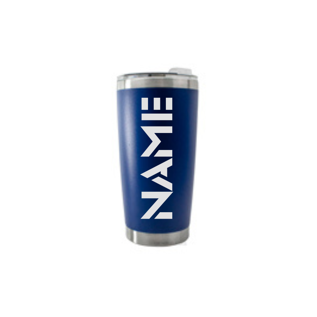 Personalised Gift: Thermal Travel Mug, Weed & Coffee Design