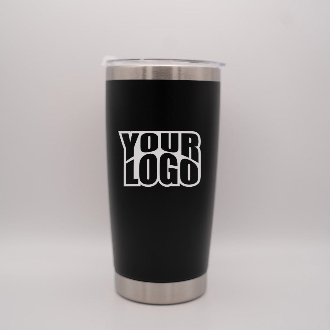 Personalised Gift: Thermos Mug, Any Logo or Badge