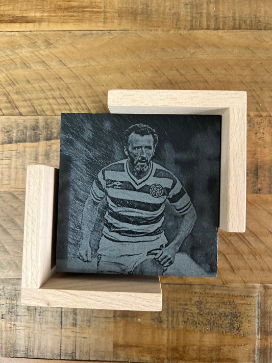 Personalised Gift: Celtic Legends, Slate Coaster Gift Set, With Box