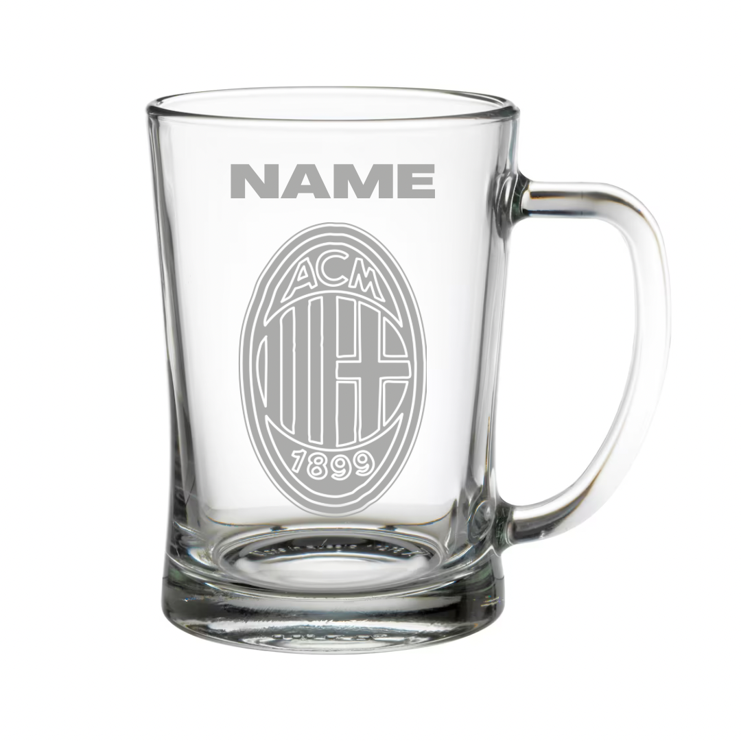 Personalised Gift: Beer Tanker, Football Design, Any Club Badge, Any Name