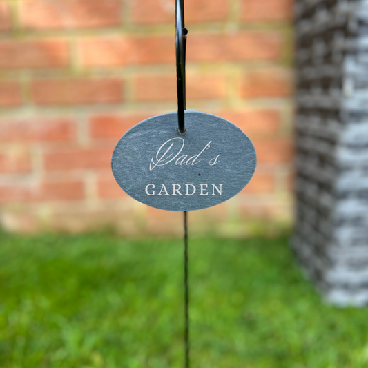 Personalised Gift: Slate, Garden Tag / Plant Tag
