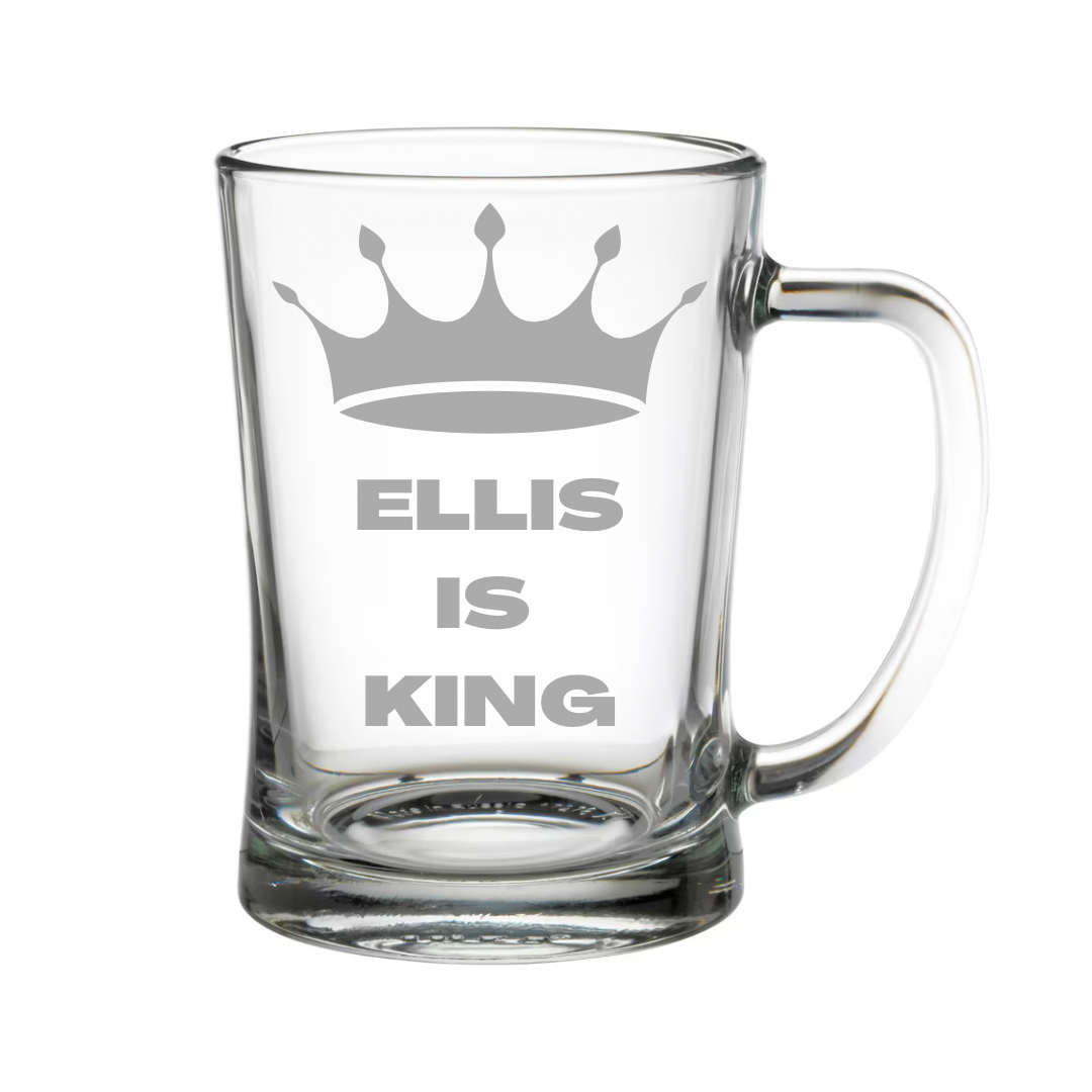 Personalised Gift: Beer Tanker, King Design, Any Name